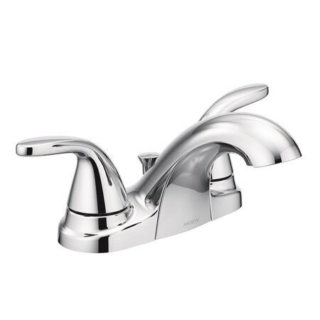 Home Plus Laundry Faucet - 4" Center, Dual Spray Pullout Spout, Chrome Finish, ADA Compliant